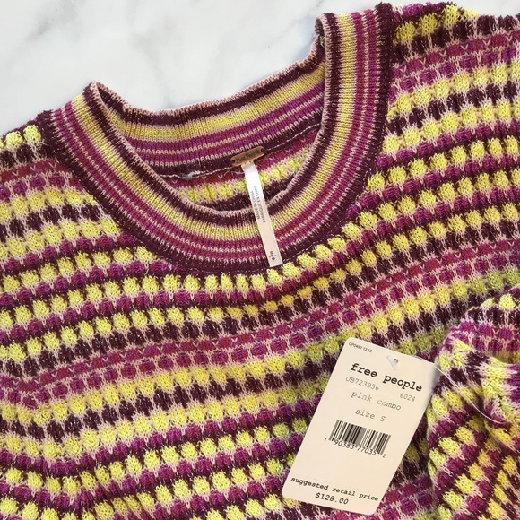 NWT Free People Into You Knit Mini Dress D1 - Picture 6 of 7